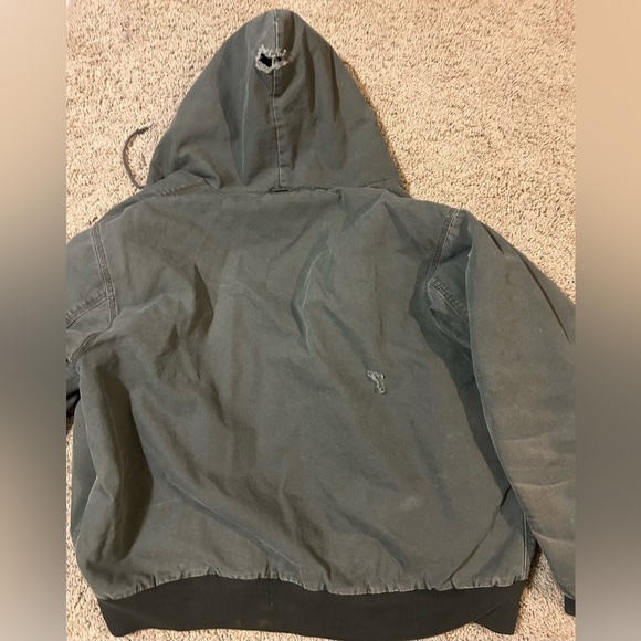 Green Tri Mountain Workwear Hooded Coat - Picture 5 of 6